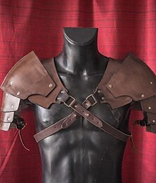 baratos -Retro Vintage Punk e gótico Medieval Renascentista Steampunk Armas e Armaduras Guarda Peitoral Guerreiro Cavalheiro Viking Outlander Donzela Escudeira Homens Baile de Máscaras Espetáculo Festa