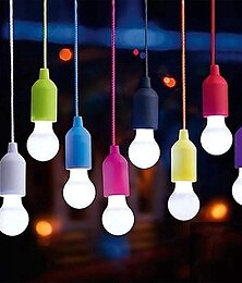 economico -1/4/8 pcs led portatile colorato pull cord luce tenda da campeggio pull cord lampadina retro illuminazione luce pull cord luce notturna