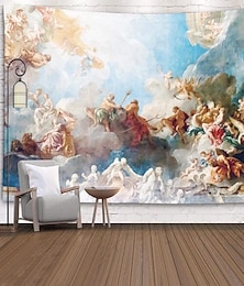 preiswerte -Kunstmalerei Wandteppich Barock Kunst Dekor Decke Vorhang hängen Zuhause Schlafzimmer Wohnzimmer Dekoration
