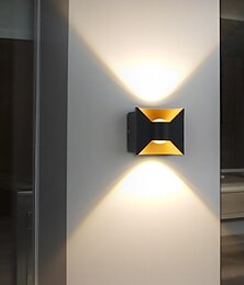 economico -lampada da parete applique da parete per esterni ip65 impermeabile su e giù luce moderna corridoio minimalista scale cortile cancello super luminoso led applique da parete per esterni bianco caldo
