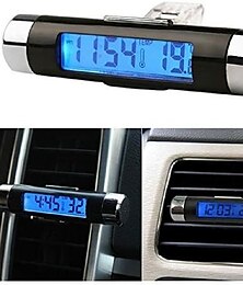 cheap -StarFire 1pc Luminous 2 in 1 Car Useful Display Electronic Car Auto LED Digita Clock Car Thermometer Combination Indoor Electronic Clock