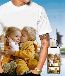 preiswerte -Individuelle T-Shirts für Männer: Entwerfen Sie Ihre eigenen individuellen T-Shirts mit personalisiertem T-Shirt mit Allover-Print und individuellen Geschenken