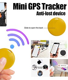 abordables -Rastreador mini gps bluetooth dispositivo antipérdida bolsa para niños y mascotas seguimiento de billetera para ios/android accesorios de localizador de buscador inteligente