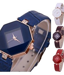 abordables -montre à quartz nouvelles dames bracelet en cuir luxe mode décontractée relogio feminino relojes mujer montre-bracelet montre à quartz