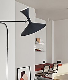 abordables -Enchufe de aplique de pared con brazo oscilante en negro giratorio, luces de pared modernas negras con cable de encendido/apagado para dormitorio, sala de estar