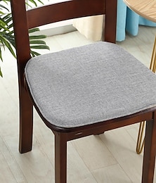 voordelige -stoelkussen eetkamerstoel zitkussen antislip traagschuim stoelkussen met banden antislip rubberen rug U-vormige stoelhoes