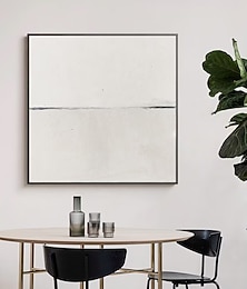 abordables -main peinture à l'huile toile mur art décoration moderne nordique wabi-sabi style abstrait minimaliste pour salon décor à la maison roulé sans cadre non étiré peinture