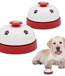 economico -2 pezzi campana suoneria forniture per animali domestici addestratore suono suoneria addestramento all'ingrosso gatto cane giocattolo addestratore addestratore di cani