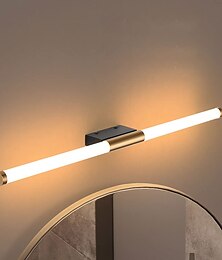 זול -LED יהירות עמיד למים ip20 23.6 אינץ' אור מראה מודרני לבן מינימליסטי גוף תאורה אמבטיה אלומיניום ברזל גוף תאורה קיר פמוט לקיר