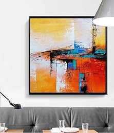 cheap -Mintura Handmade Oil Paintings On Canvas Wall Art Decoration Modern Abstract Picture For Home Decor Rolled Frameless Unstretched Painting