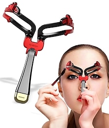 זול -Thrush Helper Tool Eyebrow Template Reusable Makeup Template