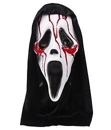 abordables -ghostface masque diable fantôme cosplay costumes latex masques d'horreur fantôme visage cri 6 casque effrayant Halloween fête mascarade accessoires mardi gras