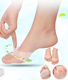 olcso -1 pár talpbetét elülső lábpárna női magassarkú cipő lábhólyag ápoló lábujjak betét betét szilikon gél talpbetét fájdalomcsillapítás