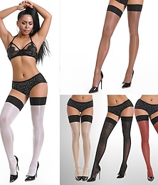 billige -Dame Strømper Fest Gave Daglig Kontor / Bedrift polyester Akryl Fiber Sexy Benforming 1 par
