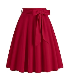 preiswerte -Retro Vintage 1950er Grease-Outfits Rock Partykostüm Kostüm Damen Party / Abend Junggesellinnenabschiedsparty Erwachsene Röcke