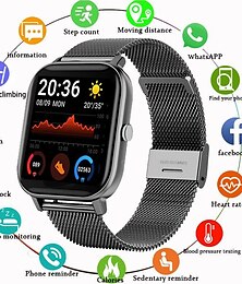 Недорогие -Смарт-часы h10 для мужчин и женщин, Bluetooth, смарт-часы для вызова, мужские спортивные фитнес-трекер, водонепроницаемые, светодиодные, с полным сенсорным экраном для android ios