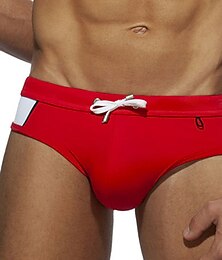billiga -Herr Badkläder Badshorts Shorts Simkort Färgblock Komfort Andningsfunktion Utomhus Dagligen Utekväll Sport Hawaiisk Rubinrött Blå