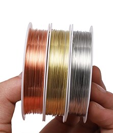 Недорогие -DIY ювелирные аксессуары ювелирные изделия специальная медная проволока ручной работы антикварный материал украшение для волос установка проволока сохраняющая цвет медная проволока