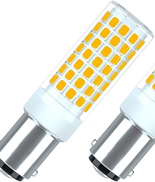 cheap -2Pcs LED Bulbs BA15D/B15/B15D 6W 100W Equivalent to a Halogen Bulb JCD Type T3/T4 B15 Double Connection 220V