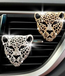 levne -starfire auto vzduchový otvor parfém klip sada diamant peníze leopard auto vzduchový otvor aromaterapie kreativní šperky interiéru auta