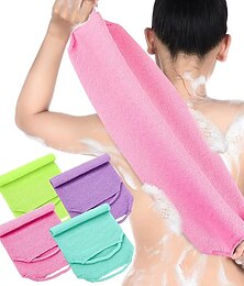 economico -telo da bagno scrub asciugamano da tirare indietro elastico estensibile telo da bagno scrub strofinare il bagno al bagno di fango strofinare il bagno strofinare lungo il telo da bagno