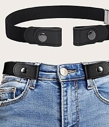 voordelige -verstelbare elastische heupriem luie riem onzichtbare dames traceless veelzijdige elastische riem elastische jeans kledingriem