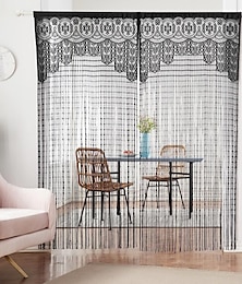 olcso -Egyszínű / Minta nélküli Függönykendők Egy panel Nappali szoba   Curtains