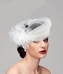 ieftine -fascinators Kentucky Derby pălărie pălărie pene plasă găleată pălărie nuntă ocazie specială ziua doamnelor melbourne cup cocktail cu funde șapcă caciulă