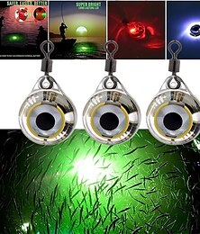 お買い得  -LED集魚灯発光ミニフィッシュアイ餌ルアーLED水中釣り餌ライト点滅ランプ魚誘引器