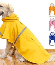 olcso -Kutyák Esőkabát Jakna za kišu Divat Fényvisszaverő Sport i aktivnosti na otvorenom Biztonság Tengerpart Medence Kutyaruházat for Rekedt Arany retriever bichon frisé Pomerániai törpespitz Small