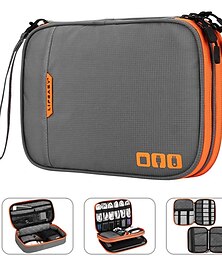 cheap -Portable Electronic Accessories Travel case,Cable Organizer Bag Gadget Carry Bag for iPad,Cables,Power,USB Flash Drive, Charger