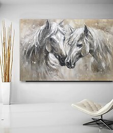 abordables -peinture à l'huile animaux peints à la main animaux toile roulée moderne roulée sans cadre