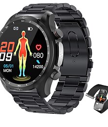 cheap -iMosi E430 Smart Watch 1.39 inch Smartwatch Fitness Running Watch Bluetooth ECG+PPG Pedometer Call Reminder Compatible with Android iOS Women Men Waterproof Media Control Message Reminder IP68 44mm