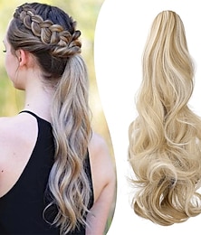 economico -A cordoncino Code Soffice / Classico / Facile da indossare Capelli sintetici Pezzo di capelli Estensione capelli Riccio Lungo Da sera / Festa / Serata / Da tutti i giorni
