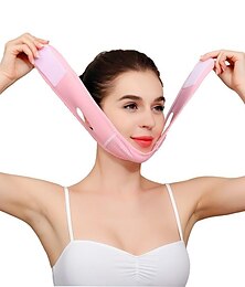 abordables -Réducteur double menton réutilisable, masque facial raffermissant de levage en forme de V, masque facial anti-rides lisse, masque de menton, ceinture de levage du visage