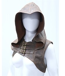 billige -Retro / vintage Punk & Gotisk Middelalderkostumer 17. århundrede Maskerade Sjaler Viking Ranger Elver Herre Dame Unisex Bueskydning Maskerade Fest Sjal