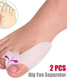 olcso -1 pár szilikon lábujjkorrektor hallux valgus puffer lábujjleválasztó férfiaknak és nőknek