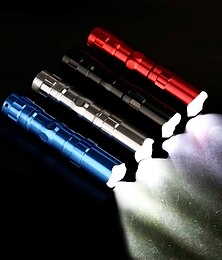 billige -led mini lommelykt bærbar vanntett ultralys lommelykt aa batteri bærbar lommelykt for camping fotturer fiske