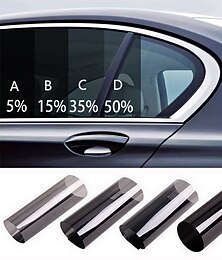 economico -starfire auto nero pellicola anti-peep finestra pellicola isolante rotolo auto auto casa finestra vetro estate solare pellicola di protezione uv