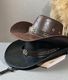 levne -18. století 19. století stát Texas Kovbojský klobouk Západní kovboj americký Maškarní kostým Pánské Dámské loučení se svobodou nevěsty Dospělé Klobouk