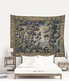 voordelige -middeleeuws schilderij wandtapijt victoria art decor deken gordijn opknoping thuis slaapkamer woonkamer decoratie