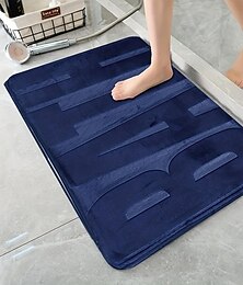 abordables -alfombrilla de baño de espuma viscoelástica, alfombrilla de baño superabsorbente de adoquines, lavable a máquina y ultrasuave, artículos de baño