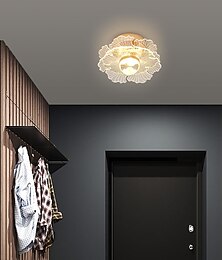 billiga -led taklampa 19 cm blomdesign 1-ljus metall led infällda lampor metall modern stil målade ytskikt för korridor 110-240v