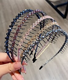 economico -Bambino / Bambino (1-4 anni) Da ragazza Attivo / Dolce Giornaliero Tinta unica Metallizzato Poliestere Accessori per capelli Argento / Nero / Rosa Kid onesize