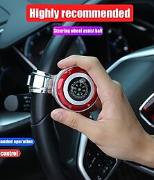 cheap -Maximize Your Driving Comfort with a 360°Rotating Steering Wheel Booster Ball!