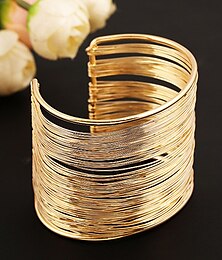 cheap -Belly Dance Dance Accessories Bracelets Hollow-out Pure Color Splicing Women's Performance Training Alloy