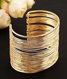 voordelige -Buikdans Dansaccessoires Armbanden Uitgehold Pure Kleur Gesplitst Dames Prestatie Opleiding Legering