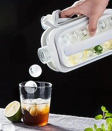 preiswerte -1 Stück Eiskugelbereiter Wasserkocher Küche Bar Zubehör Gadgets kreative Eiswürfelform 2 in 1 multifunktionaler Behältertopf