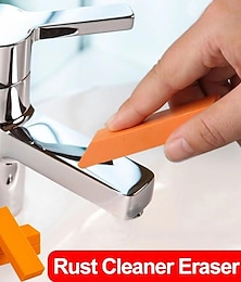 abordables -facile calcaire gomme salle de bain verre antirouille en caoutchouc gomme ménage cuisine outils de nettoyage pour pot échelle rouille brosse