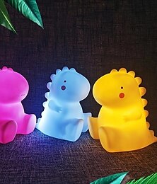 levne -kreslený dinosaurus noční světlo, vícebarevná noční světla vánoční výzdoba